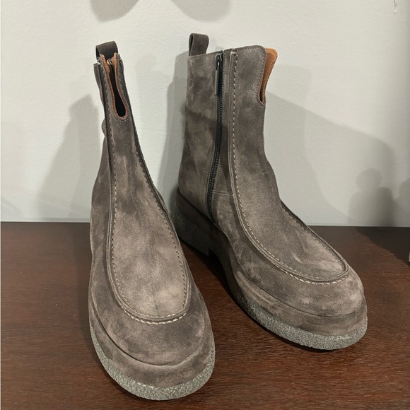 PONS QUINTANA
wedge ankle boots Gray Suede Boots size 37 / 7 us - Picture 1 of 8